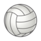 Volleyball emoji on Emojidex